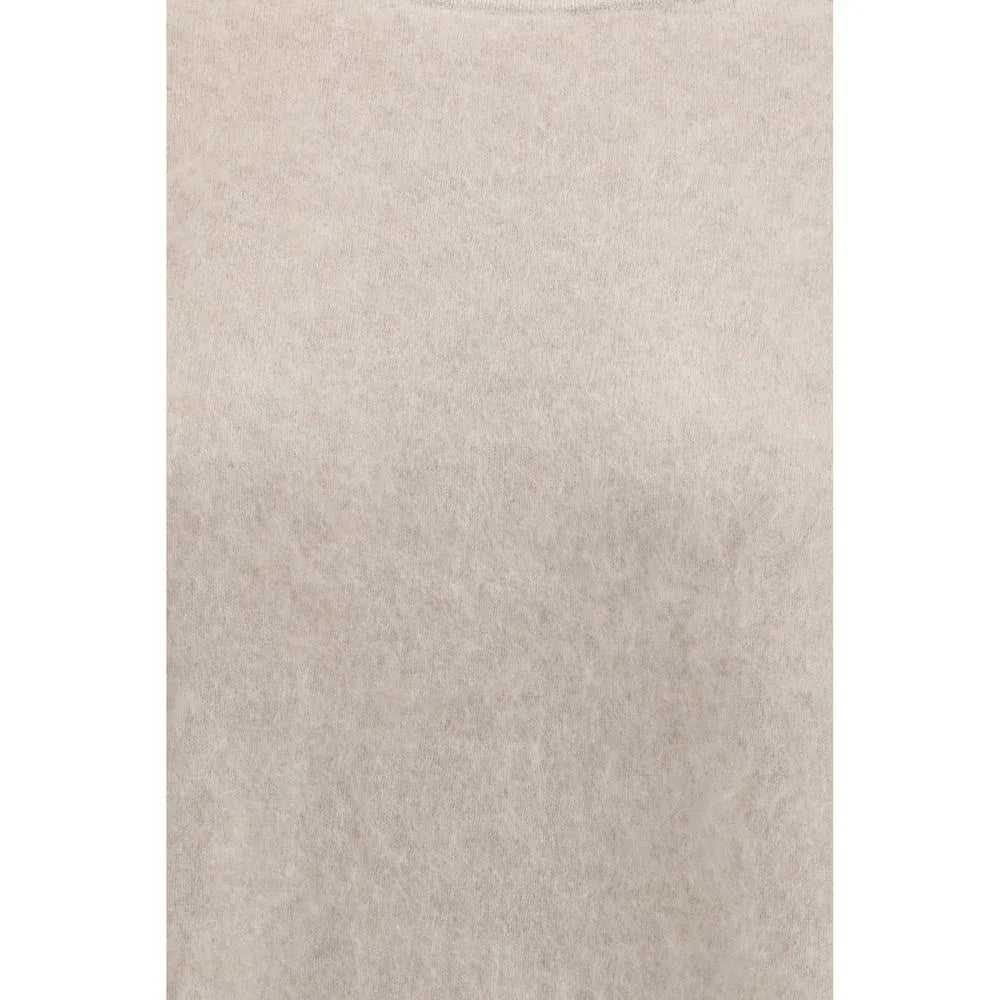 Lisa Yang Beige Cashmere Sweater - Zeiniez