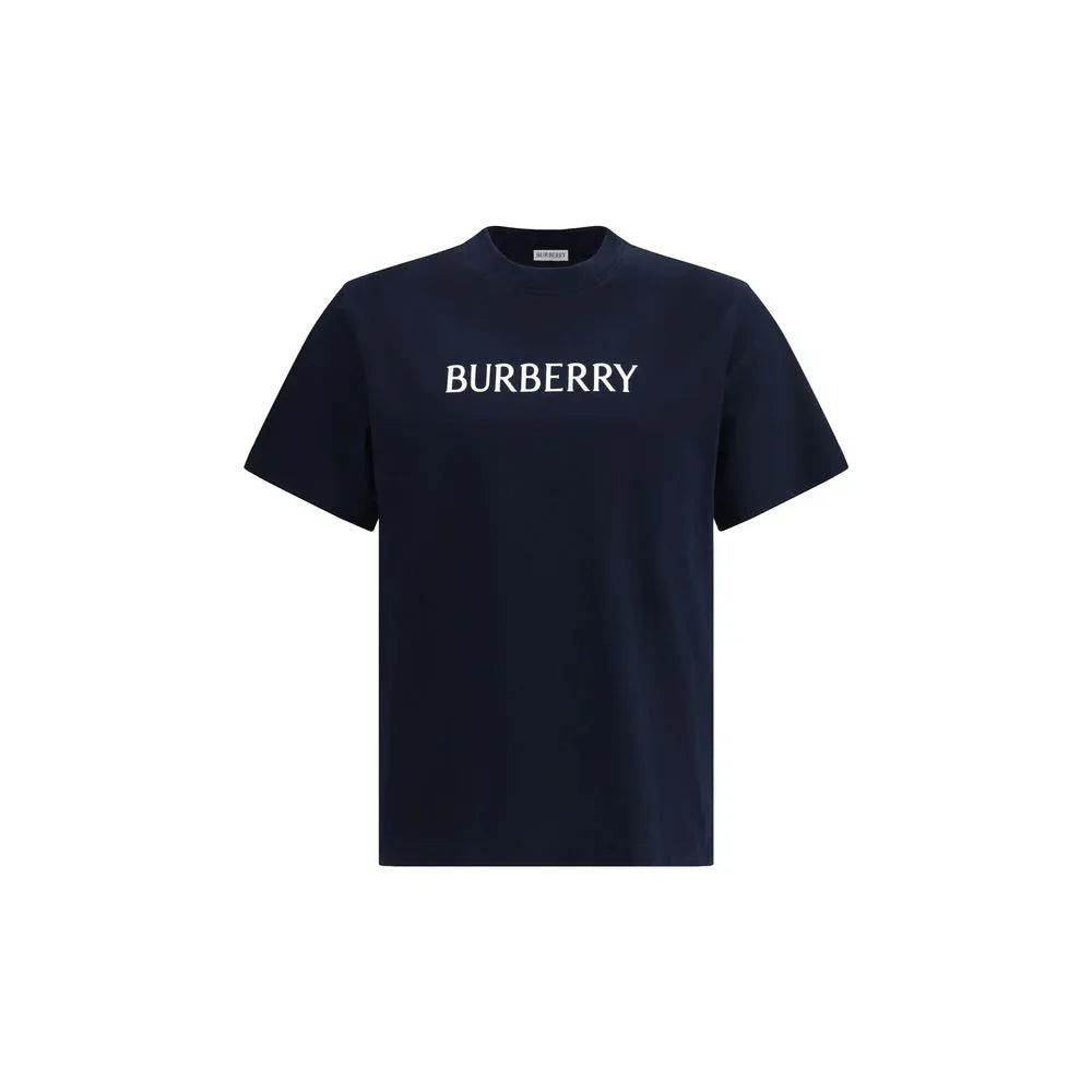 Burberry Blue Cotton T-Shirt - Zeiniez