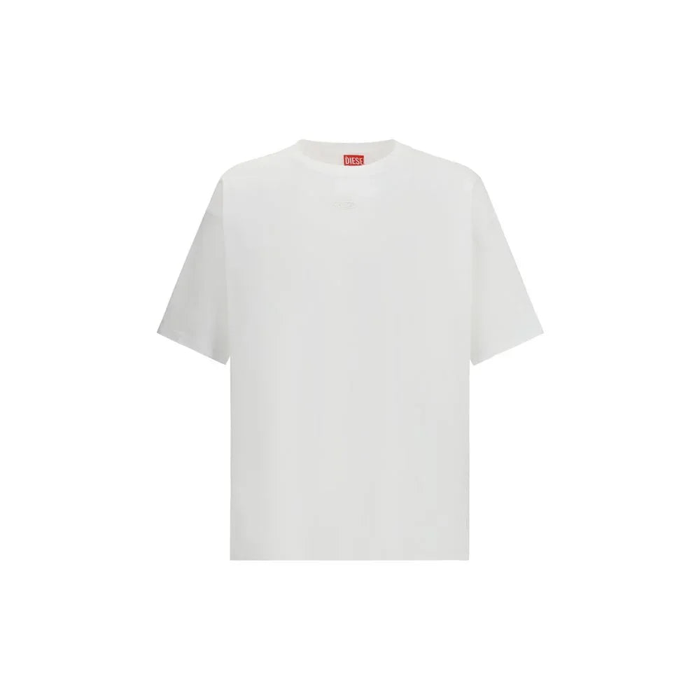 Diesel White Cotton T-Shirt - Zeiniez
