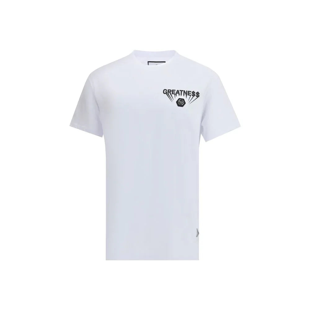 Philipp Plein White Cotton T-Shirt - Zeiniez