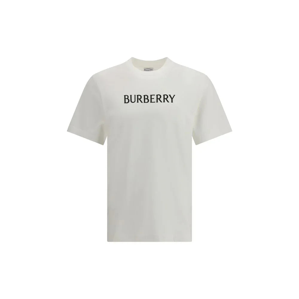 Burberry White Cotton T-Shirt - Zeiniez