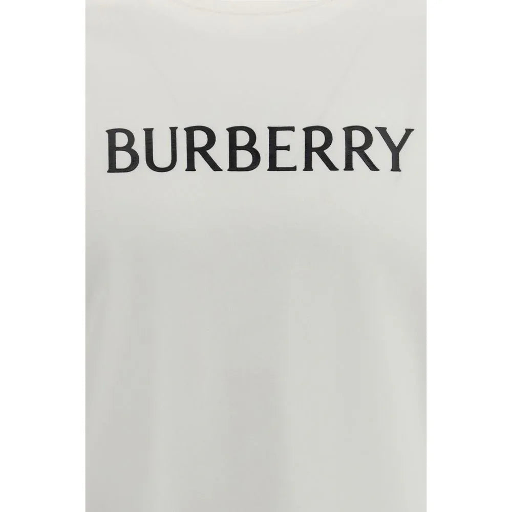 Burberry White Cotton T-Shirt - Zeiniez