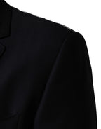 Dolce & Gabbana Blue MARTINI Single Breasted Jacket Blazer