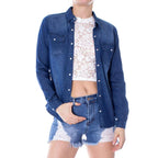 Vila Clothes Blue Denim Shirt - Zeiniez