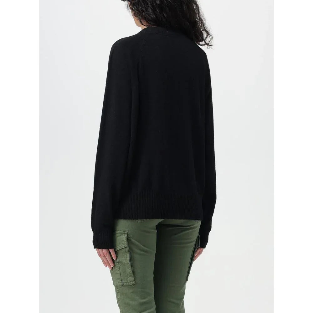 Woolrich Black Cashmere Sweatshirt - Zeiniez