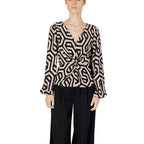 Jacqueline De Yong Beige Polyester Blouse - Zeiniez