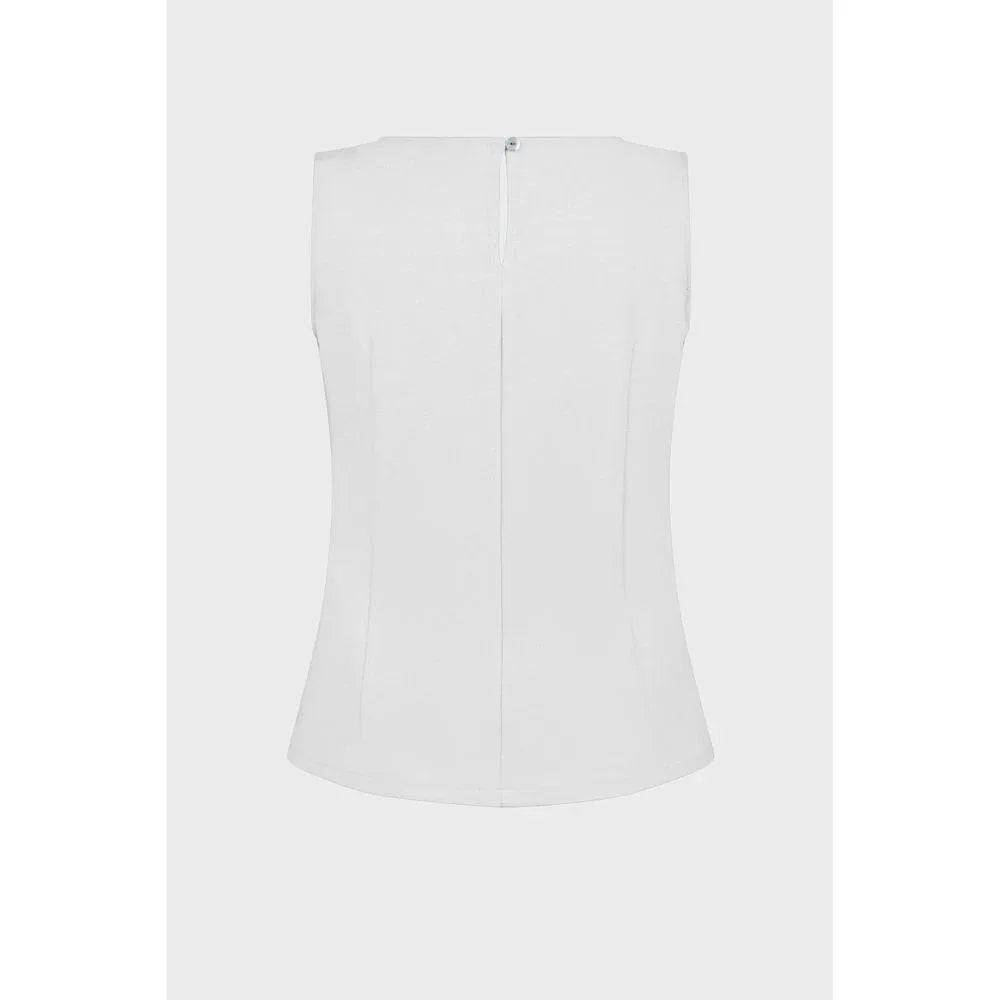 19V69 Italia White Viscose Top - Zeiniez