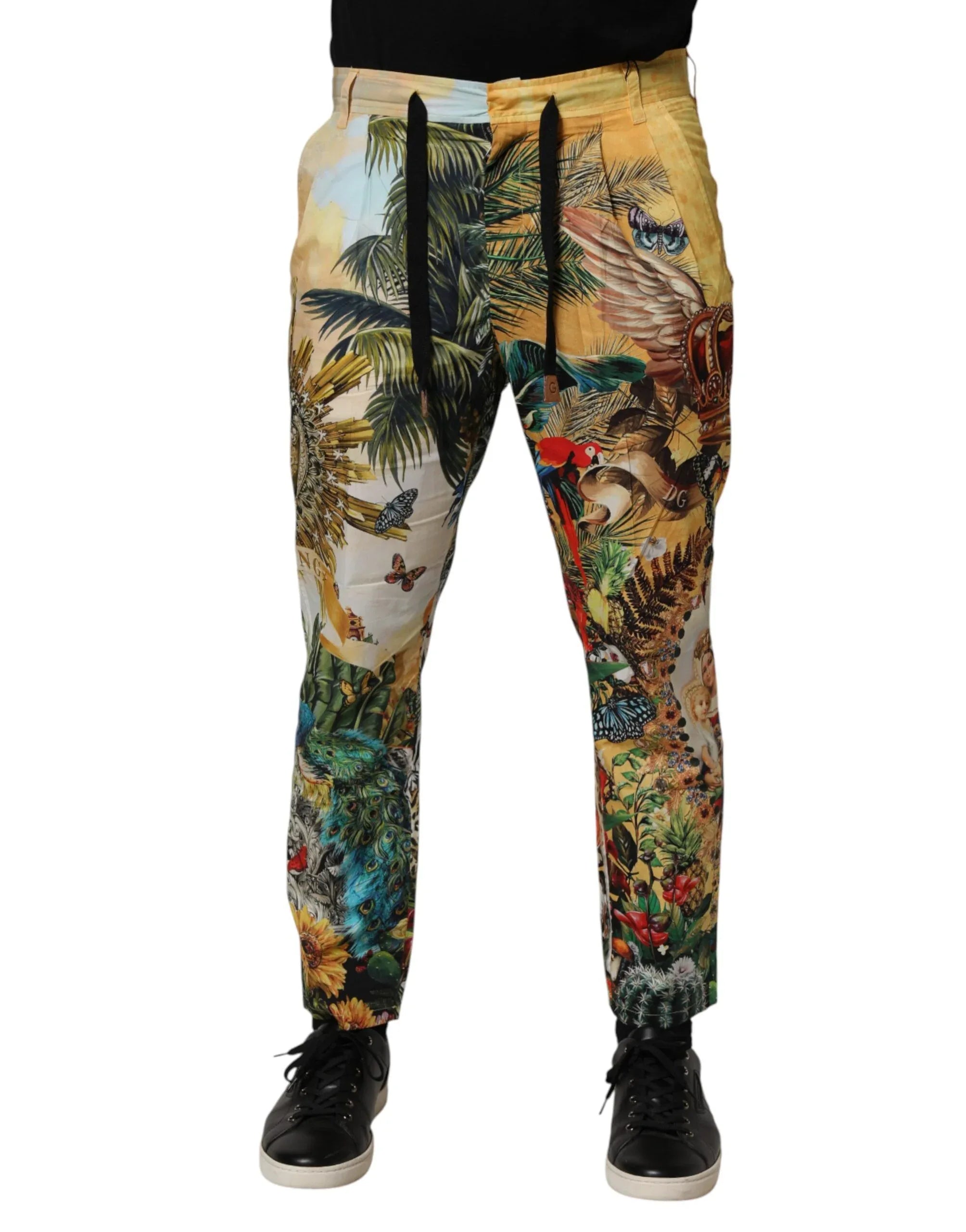 Dolce & Gabbana Multicolor Tropical King Lounge Trouser Pants - Zeiniez