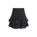 Marant Etoile Black Cotton Mini Skirt - Zeiniez
