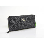 La Martina Black Polyethylene Wallet