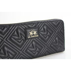 La Martina Black Polyethylene Wallet