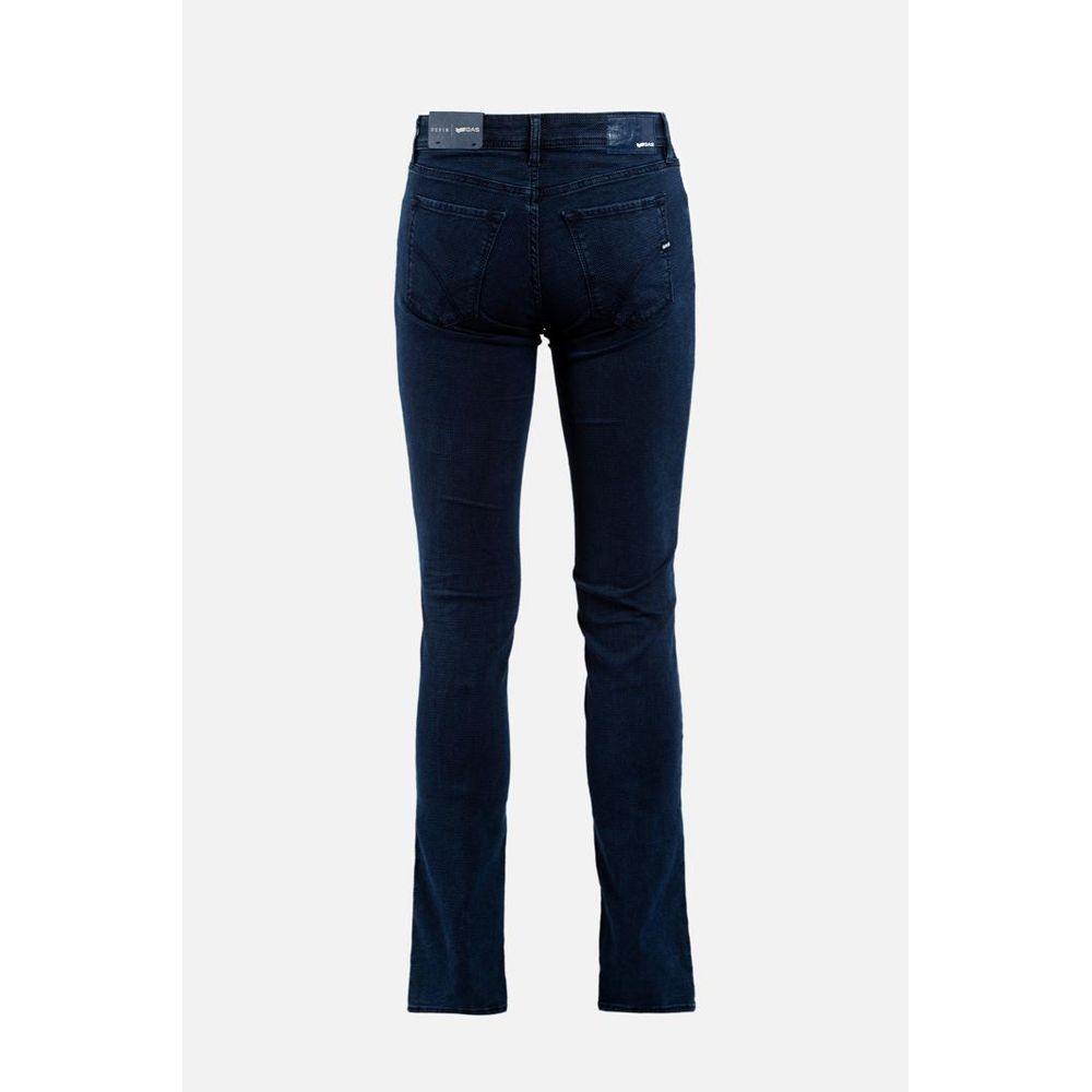 Gas Blue Cotton Jeans Denim