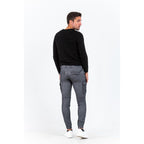 Gas Gray Cotton Cargo Pants