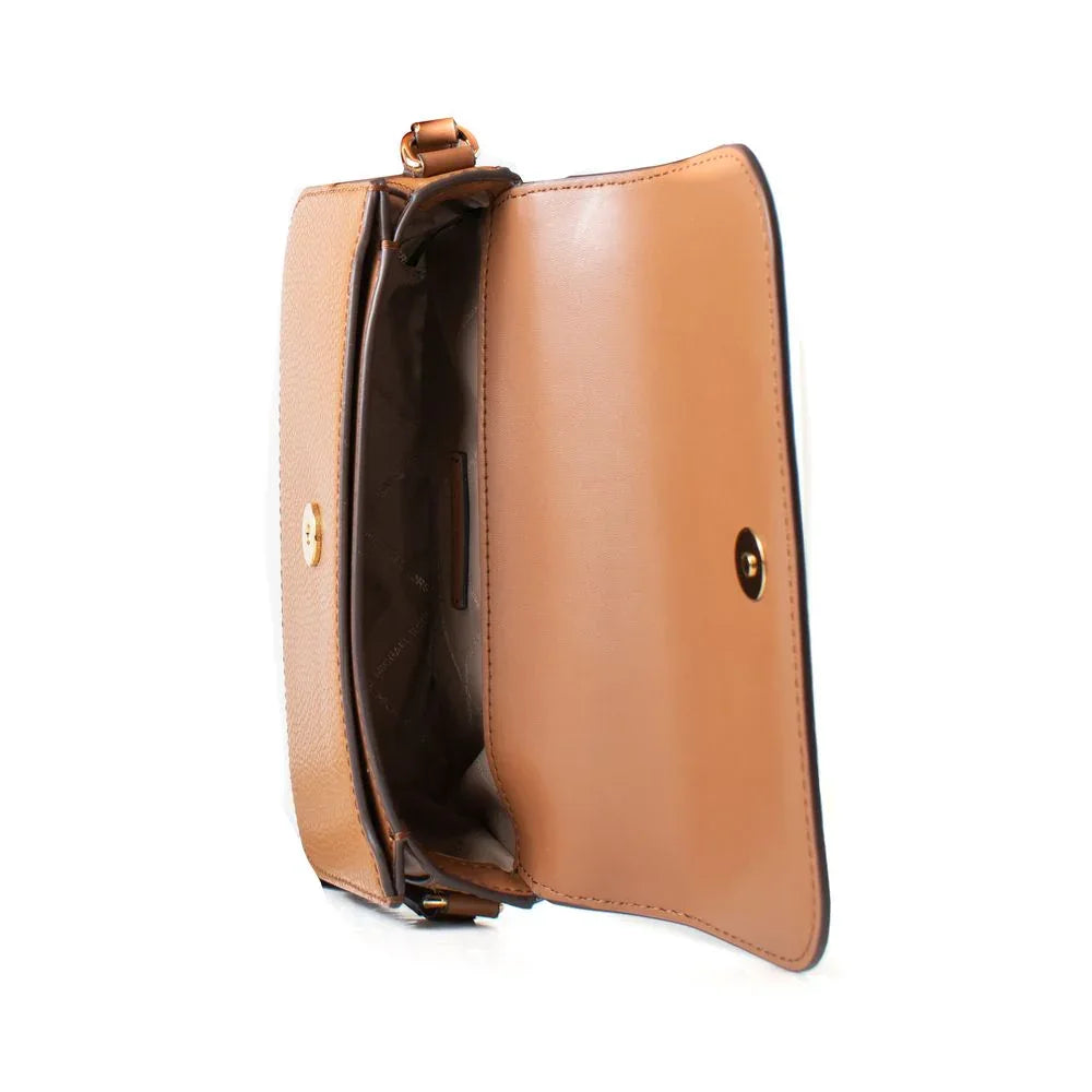 Michael Kors Brown Leather Crossbody Bag - Zeiniez