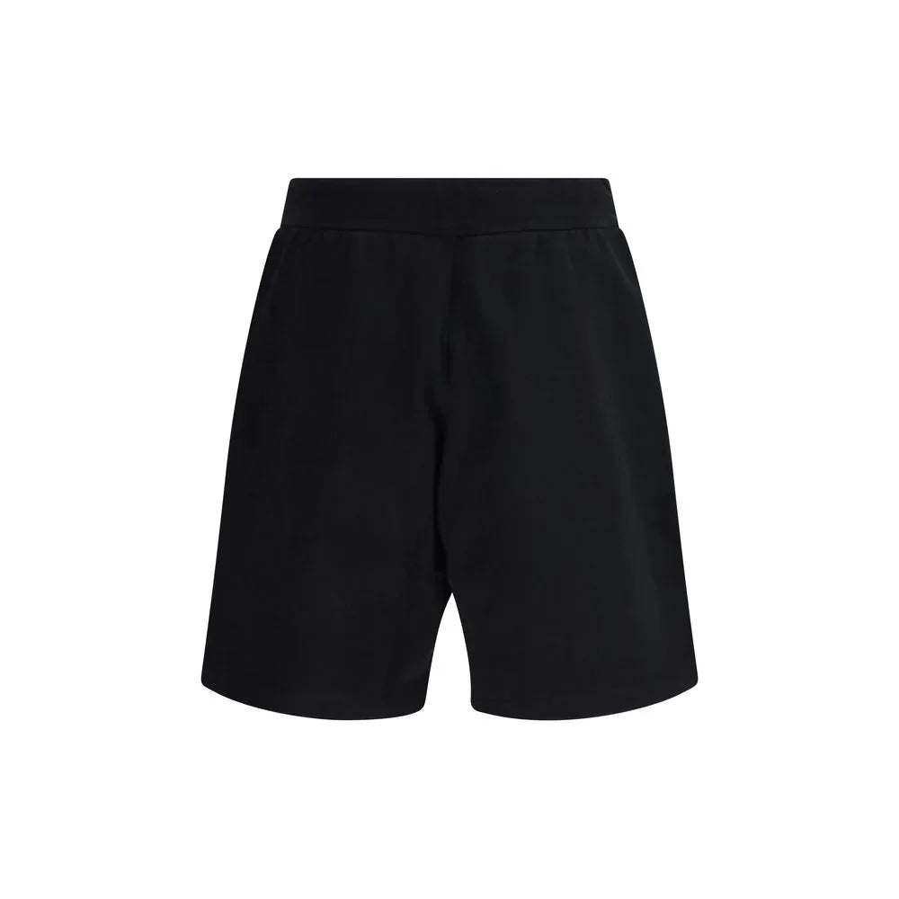 Dsquared² Black Cotton Bermuda Shorts - Zeiniez