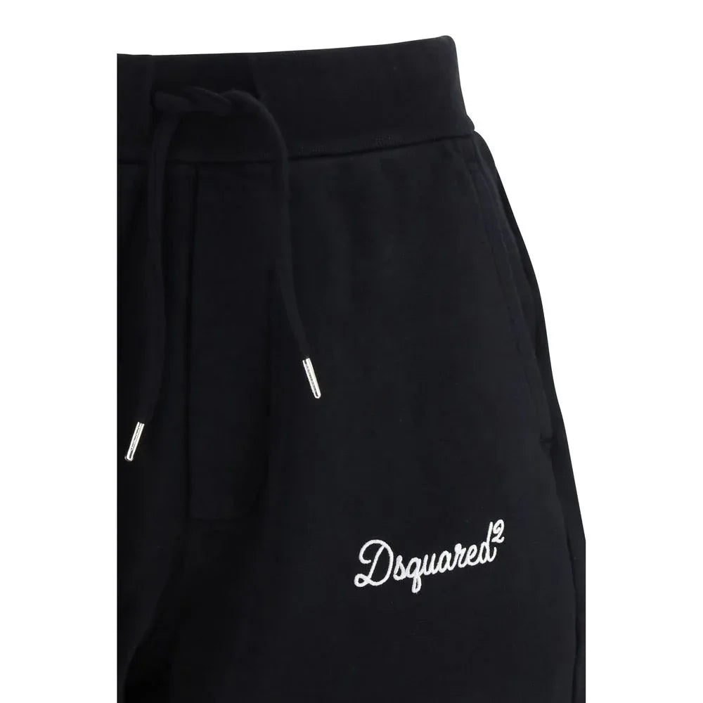 Dsquared² Black Cotton Bermuda Shorts - Zeiniez