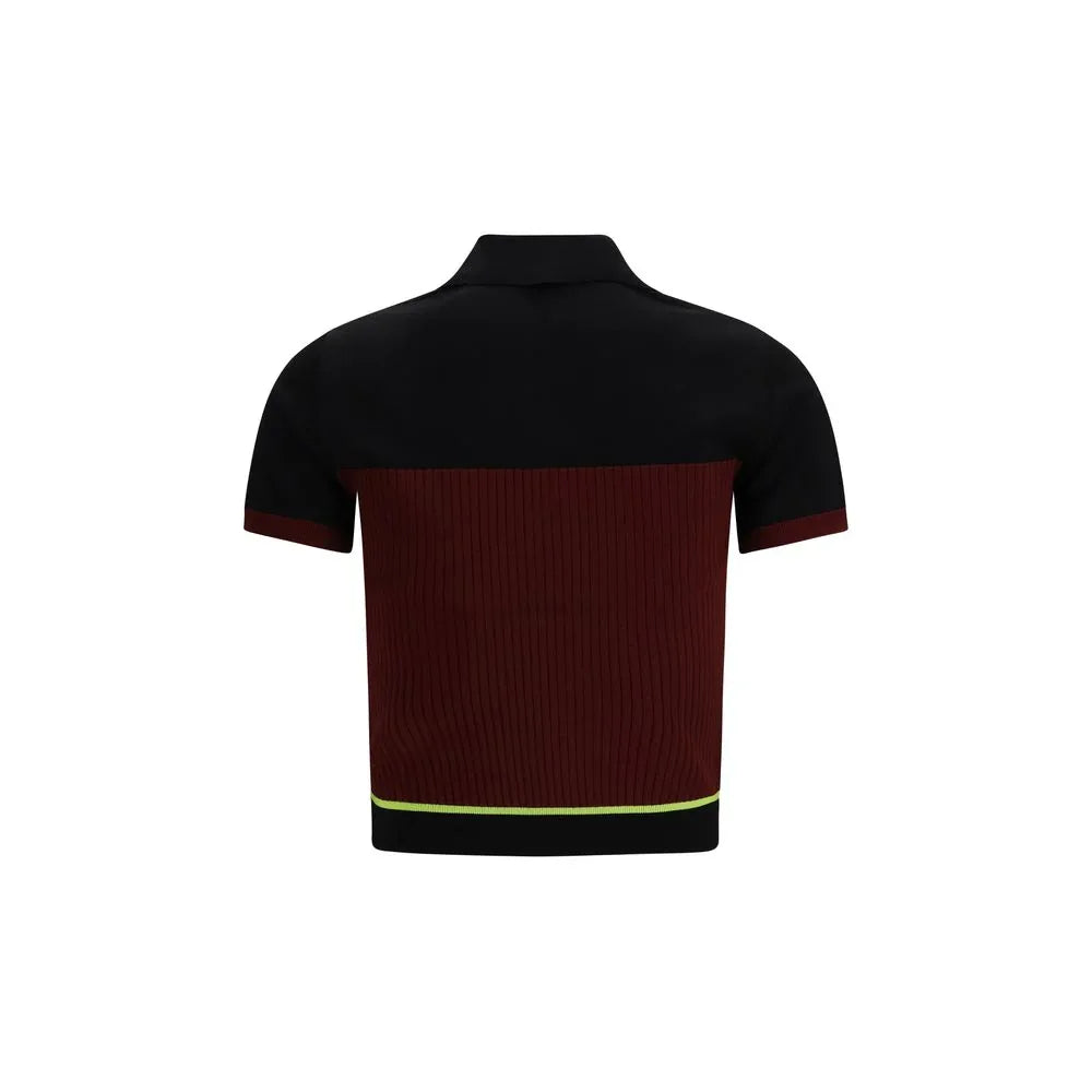 Casablanca Multicolor Viscose Polo Shirt - Zeiniez