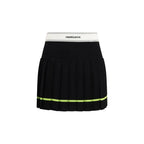 Casablanca Black Viscose Mini Skirt - Zeiniez