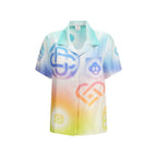 Casablanca Multicolor Silk Shortsleeve Shirt - Zeiniez