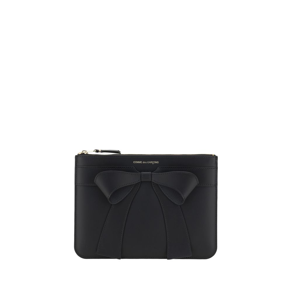 Comme Des Garçons Black Calf Leather Bos Taurus Wallet