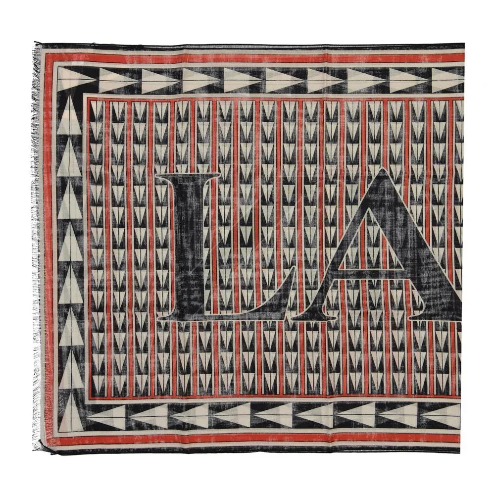 Lanvin Black Wool Scarf - Zeiniez