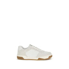 Valentino Garavani White Calf Leather Bos Taurus Athletic Sneakers - Zeiniez
