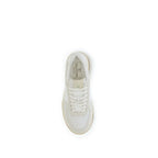 Valentino Garavani White Calf Leather Bos Taurus Athletic Sneakers - Zeiniez