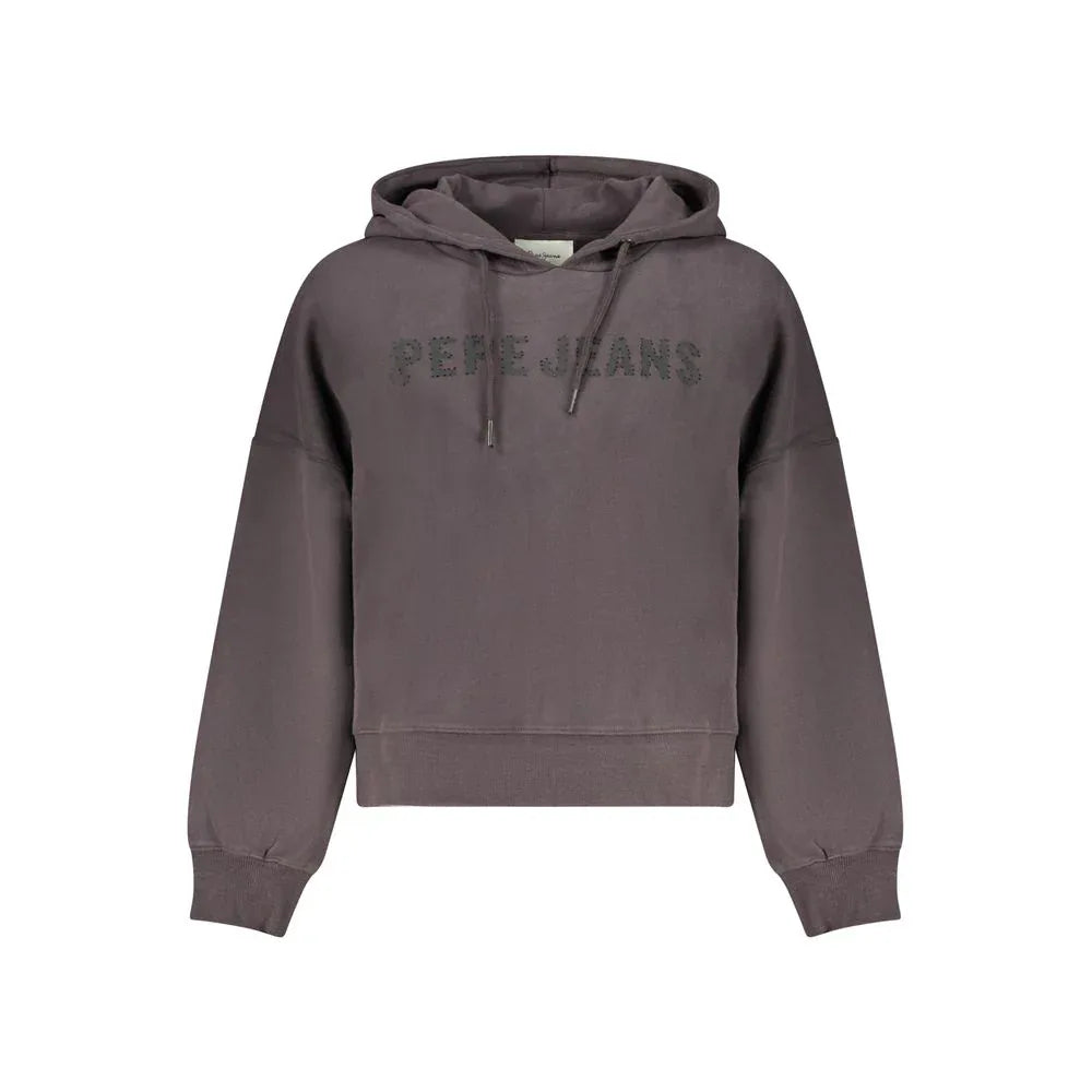 Pepe Jeans Black Cotton Women Sweatshirt - Zeiniez