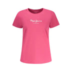 Pepe Jeans Rosa Cotton Women T-Shirt