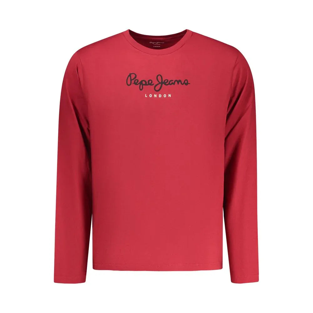 Pepe Jeans Rosso Cotton Men T-Shirt - Zeiniez