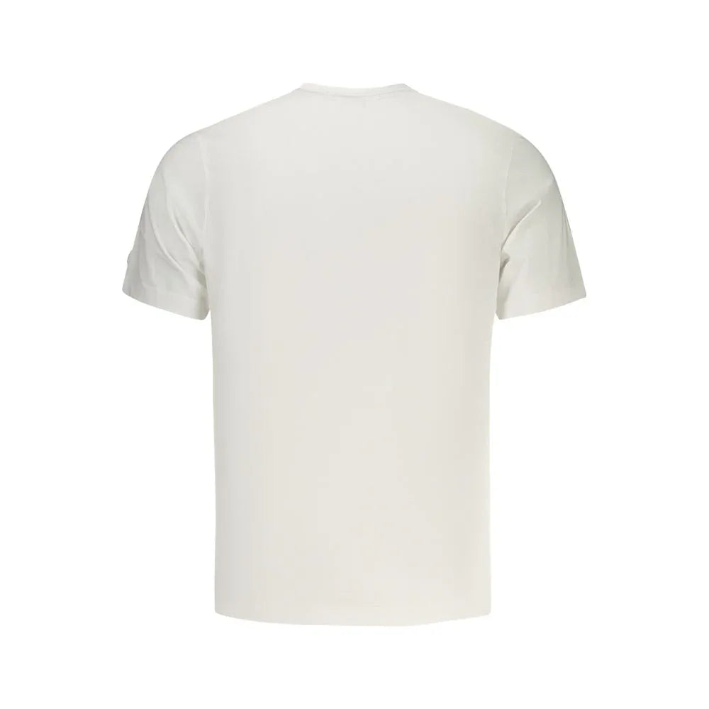 North Sails White Cotton Men T-Shirt - Zeiniez