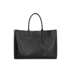 Valentino Garavani Black Calfskin Tote Bag