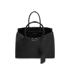 Valentino Garavani Black Calfskin Tote Bag