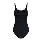 Courrèges Black Elastane One-Piece Swimsuit - Zeiniez