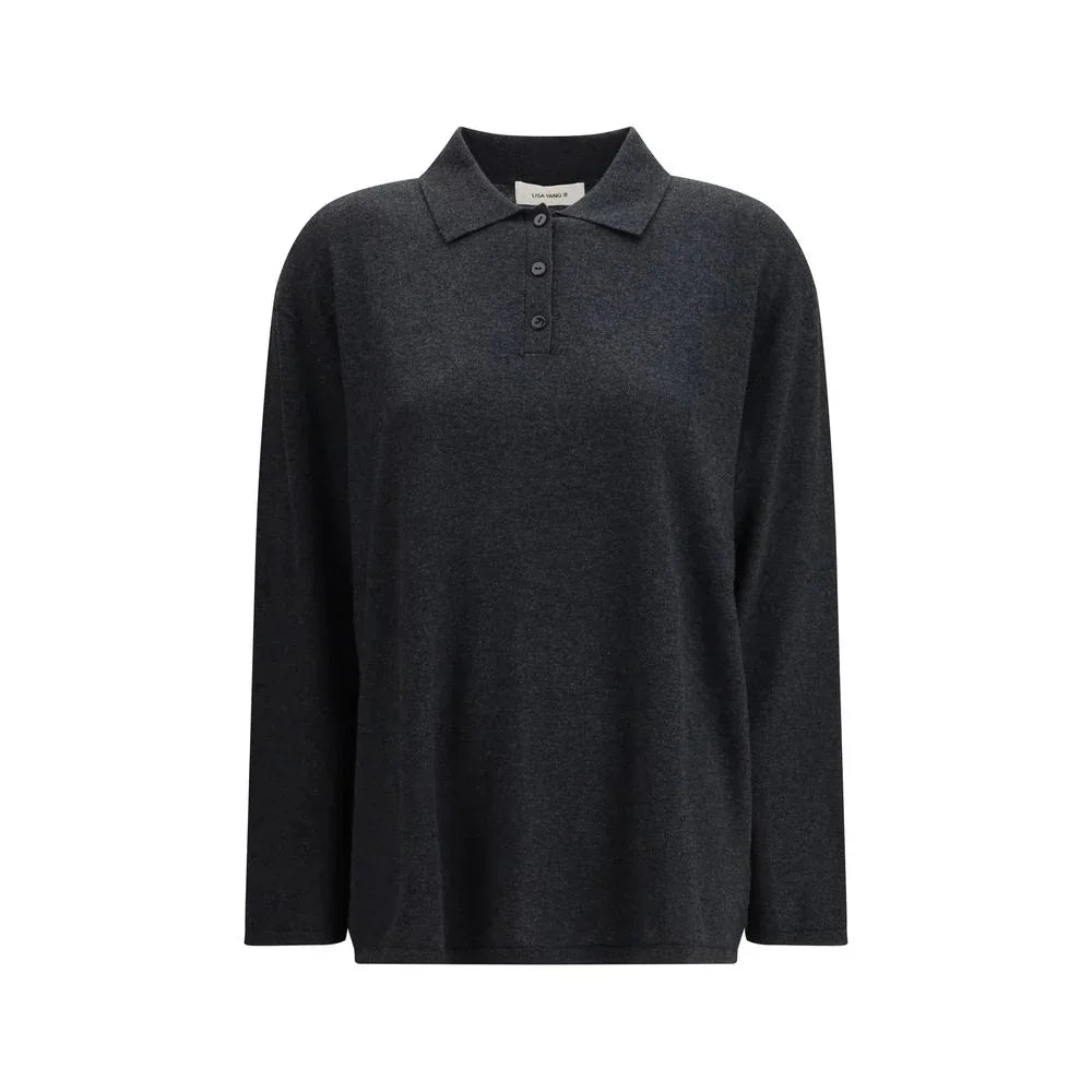 Lisa Yang Gray Cotton Sweatshirt - Zeiniez