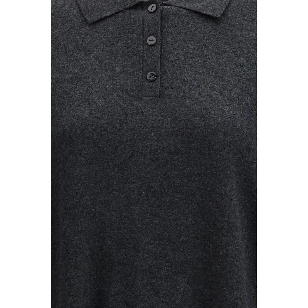 Lisa Yang Gray Cotton Sweatshirt - Zeiniez