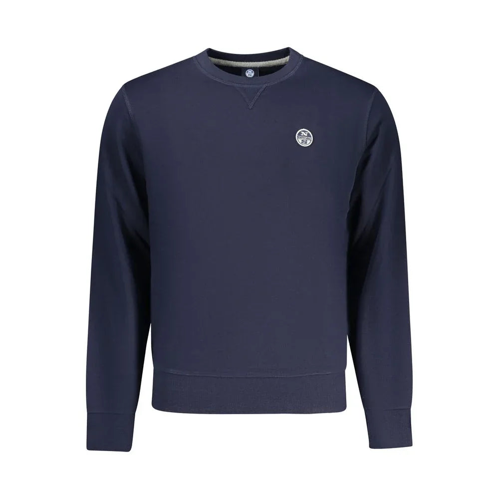 North Sails Blue Cotton Men's Sweatshirt - Zeiniez