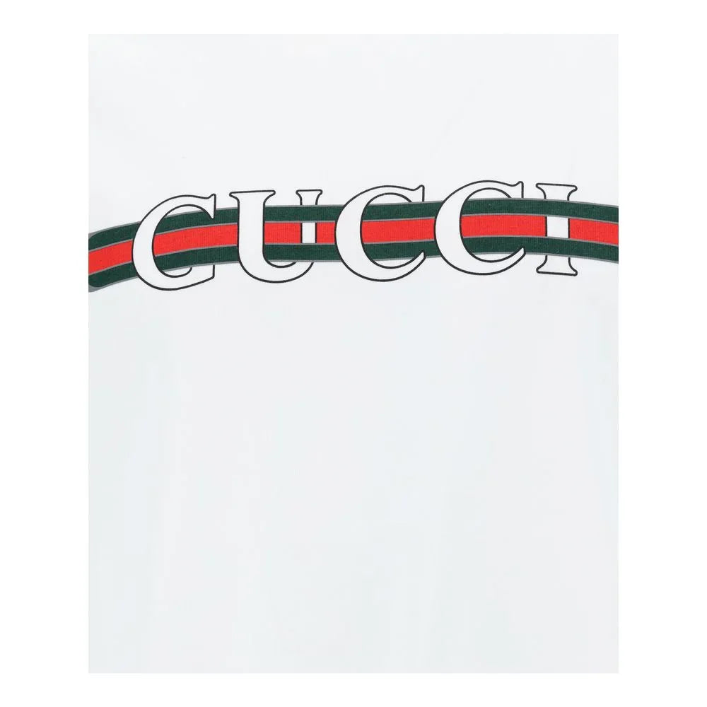 Gucci White Cotton T-Shirt - Zeiniez