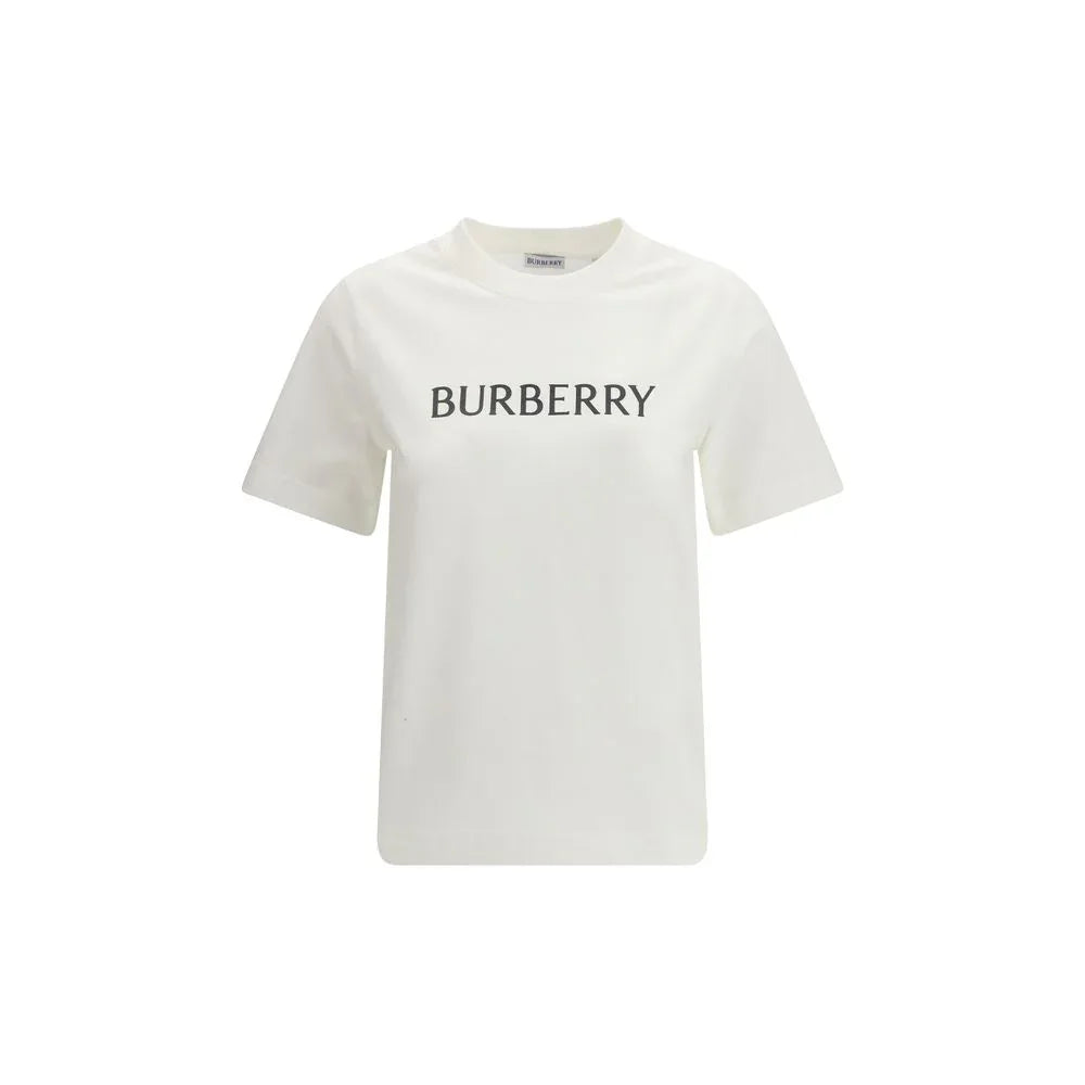 Burberry White Cotton T-Shirt - Zeiniez