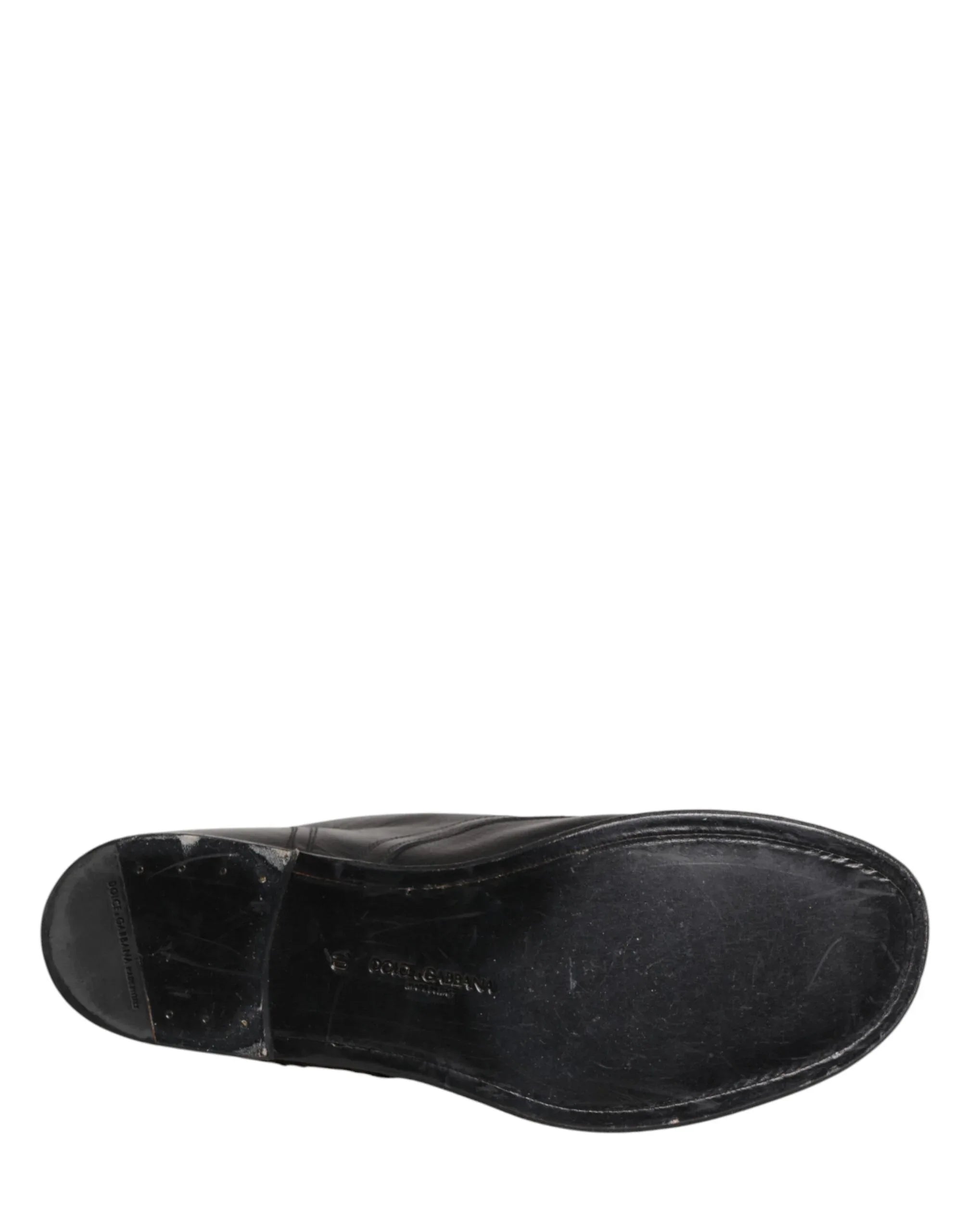 Dolce & Gabbana Black Lace Up Short Ankle Boots Men Shoes - Zeiniez