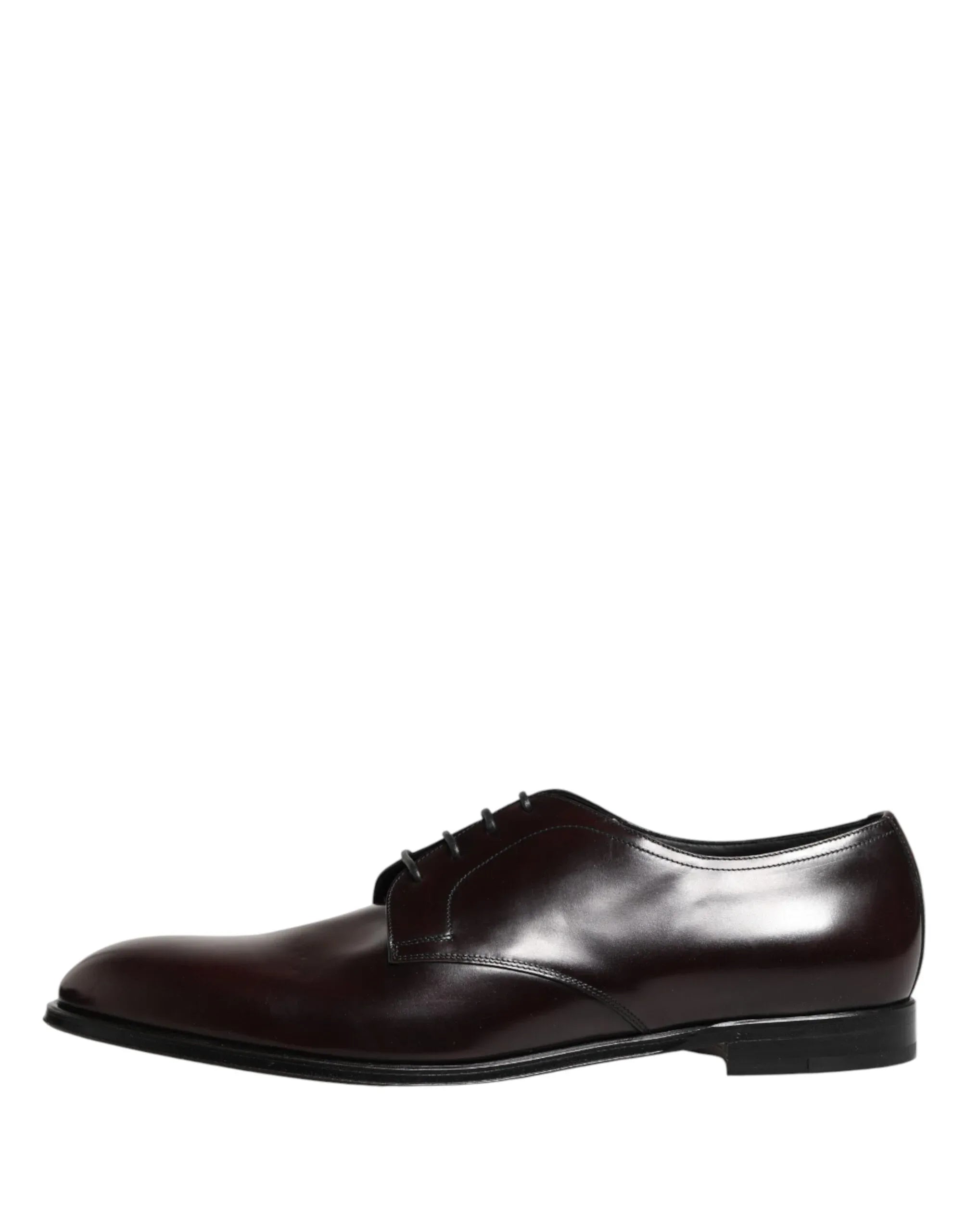 Dolce & Gabbana Black Lace Up Leather Dress Derby Men Shoes - Zeiniez