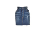 Dsquared² Blue Denim Skirt - Zeiniez