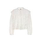 Isabel Marant White Viscose Top - Zeiniez