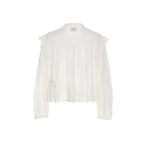 Isabel Marant White Viscose Top - Zeiniez