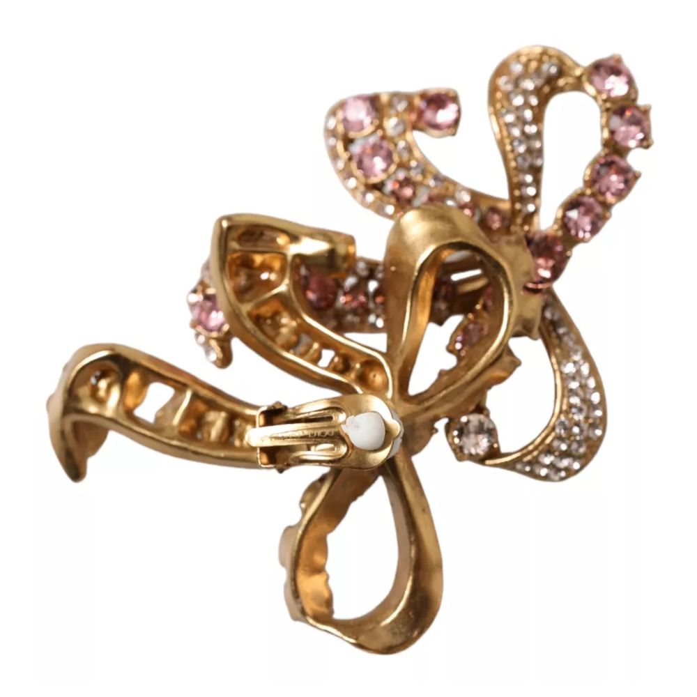 Dolce & Gabbana Gold Brass Earrings - Zeiniez