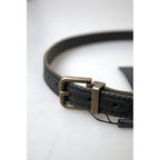 Dolce & Gabbana Black Leather Regular Belt
