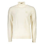 Hugo Boss White Cotton Turtleneck - Zeiniez