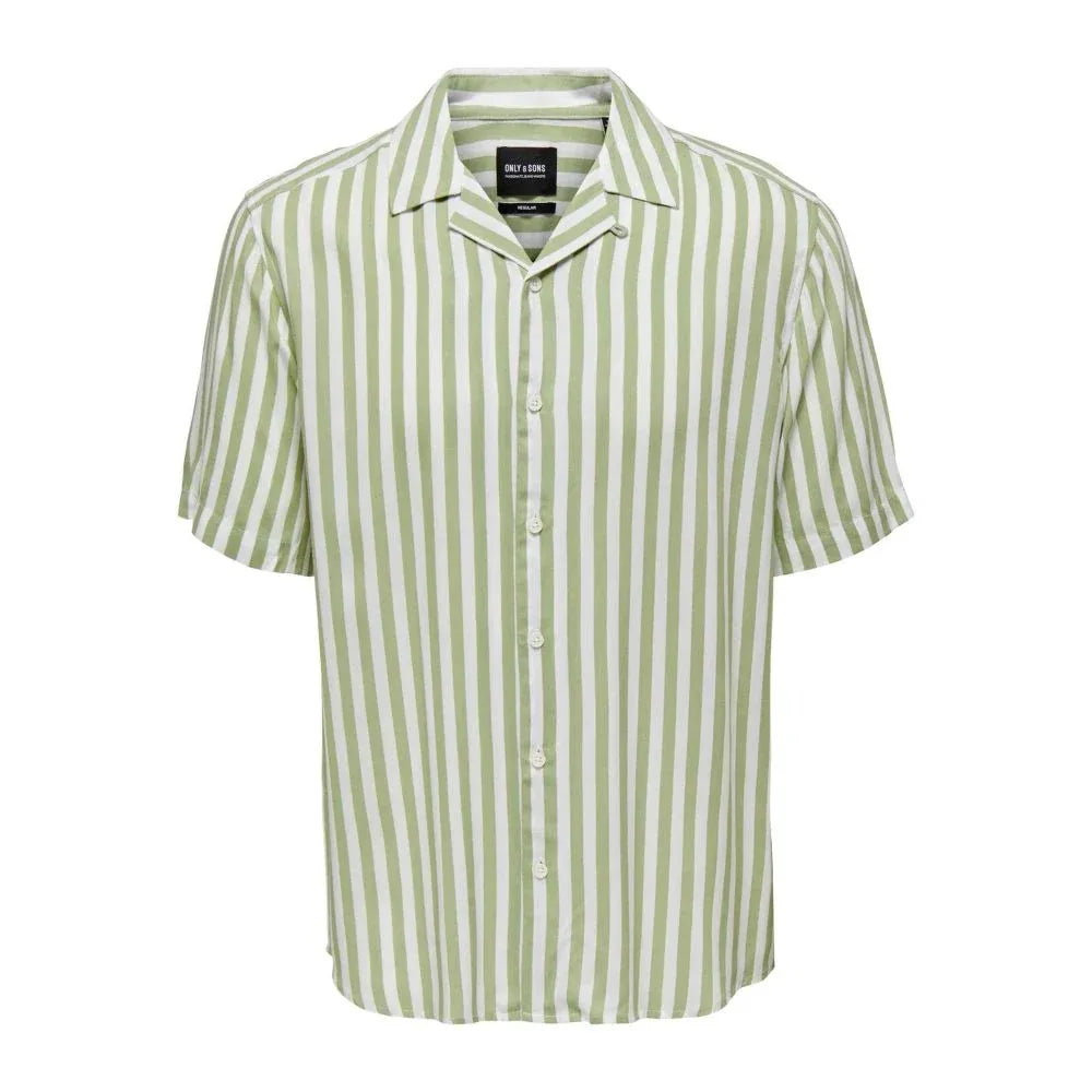 Only & Sons Bicolor Cotton Pattern Shirt - Zeiniez