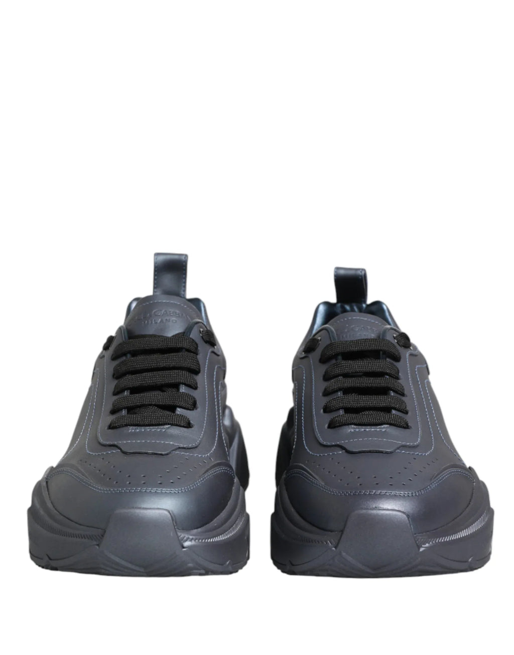 Dolce & Gabbana Blueish Gray Daymaster Low Top Sneakers Shoes - Zeiniez