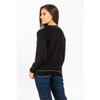 Gas Black Cashmere Sweater